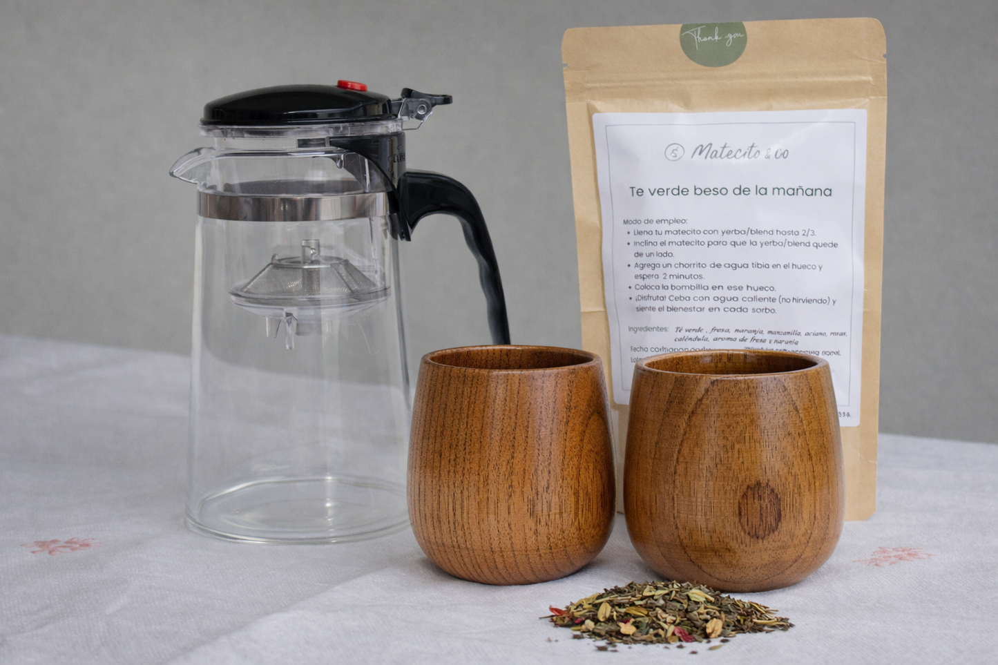 Tetera filtro incorporada negra