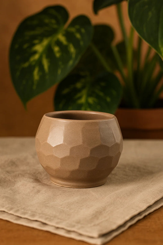 Matecito Especial Hexagonal Marrón